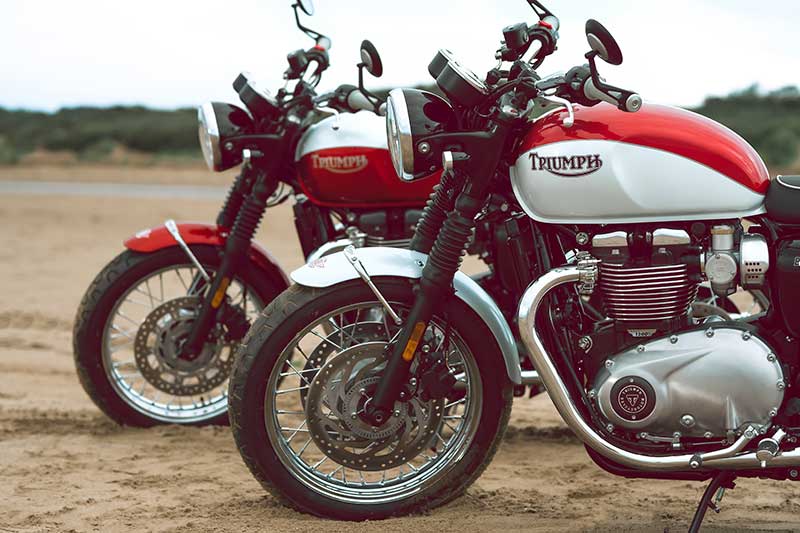 2020 Triumph Bonneville T100 and T120 Bud Ekins Editions