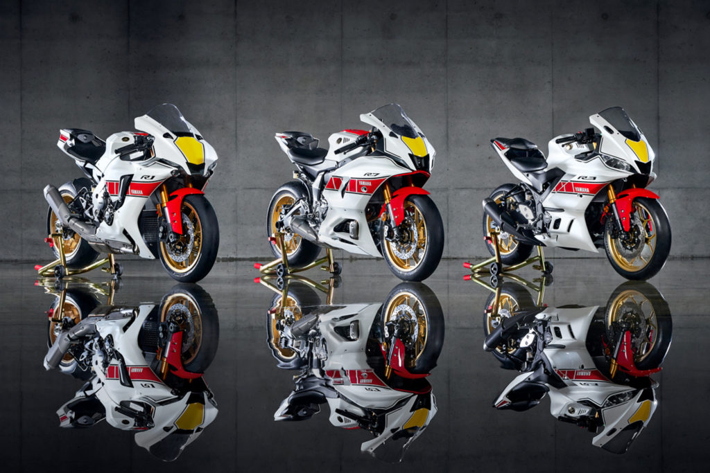 Yamaha Unveils 2022 Sportbike Models and 60th GP Anniversary Livery