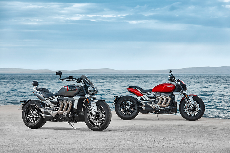 Triumph Rocket 3 R and Rocket 3 GT